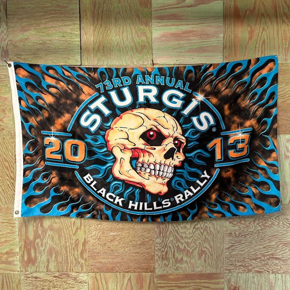 2013 Sturgis Motorcycle Rally Flag 3 x 5'